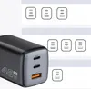 45W GaN II 3A 20V QC3.0 PD3.0 USB C USB A rýchla nabíjačka Náhľad obrázku produktu 6