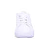 A front view of a white Adidas Grand Court Platform sneaker against a white background. Produktbild-Vorschau