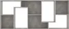 Libreria grigio cemento 67x24x161 cm Materiale a base di Anteprima dell’immagine prodotto 15