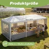 FIVMEN Garten Pavillon 3x9 m mit 8 Seitenteilen, Produktbild-Vorschau 2