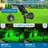 T-SUNUS Zonnestraler voor de tuin, 4 LED zonnepanellampen Productafbeelding-voorbeeld 5