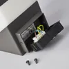 Lucande Außenwandleuchte Kiran, grau, Metall, IP44, E27 Produktbild-Vorschau 7