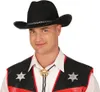 schwarzer Cowboy Hut für Erwachsene Produktbild-Vorschau 2
