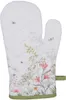 Clayre & Eef WFF44 Ofenhandschuh Weiß Grün 18x30 cm Produktbild-Vorschau 2