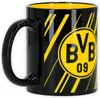 Tazza Borussia Dortmund - Righe - nero e giallo | Tazza da Anteprima dell’immagine prodotto 2
