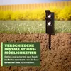 MONZANA® Gartensteckdose 2fach IP44 Metallspieß Garten Produktbild-Vorschau 4