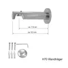 BASIT® Innenlauf Gardinenstange Edelstahl Look 16mm Produktbild-Vorschau 2