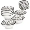 com-four® 8x Dipschalen aus Keramik - kleine Snackschalen - Produktbild-Vorschau 1