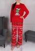 Grinch Weihnachtspyjama für Damen, rot, zweiteilig, WARMES Produktbild-Vorschau 4