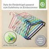 Bieco Kleiderbügel Kinder 32 St. Grün | Länge ca 30 cm | Produktbild-Vorschau 6