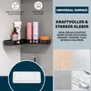 eluno Duschablage zum Kleben, Duschregal aus schwarzem Produktbild-Vorschau 3