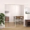 vidaXL Porte coulissante verre ESG et aluminium mat Voir les images du produit 2