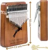 Kalimba en bois à 17 notes avec accessoires KIRA Voir les images du produit 8