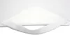 A close-up view of a white mattress protector with elastic banding. Produktbild-Vorschau