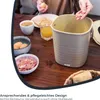 Geruchsdichter und nachhaltiger Biomülleimer von HMF für 6 Liter in Grün Anteprima dell’immagine prodotto