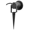 A black LED garden spotlight with a ground spike. Produktbild-Vorschau