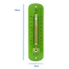 Gartenthermometer 19cm Metall Retro in Grün Außen Garten Produktbild-Vorschau 2
