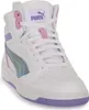 Puma Puma Rebound V6 Mid Bouncy Sky Jr  Sneakers Hoog - Wit Voir les images du produit 11