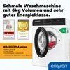 Exquisit Waschmaschine 6kg, Slim, Startzeitvorwahl, 11 Produktbild-Vorschau 2