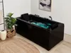 BELIANI Vírivá vaňa čierna sanitárny akrylát 183 x 90 cm Náhľad obrázku produktu 2