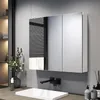 Armoire de toilette EMKE 75 x 65 cm, armoire de salle de Voir les images du produit 1