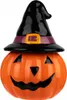 Jack O'Lantern mit Hexenhut Keramik Keksdose für Halloween Produktbild-Vorschau 1