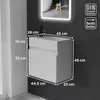 Alpenberger Gäste WC Waschbecken mit Unterschrank 45 cm Produktbild-Vorschau 6