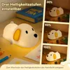 LED Nachtlicht Silikon Hund Touch Nachtlampe USB-Aufladung Produktbild-Vorschau 2