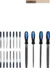 Set di lime Brilliant Tools con spazzola per lime, 19 pezzi Anteprima dell’immagine prodotto 19
