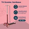 HUDORA Tri Scooter - bordeaux - Höhenverstellbarer & Produktbild-Vorschau 2
