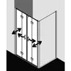 Kermi LI2T4125201AK Pendel-Falttür Liga 2T4 1250x Produktbild-Vorschau 2