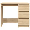 A studio shot of a wooden desk with drawers. Produktbild-Vorschau