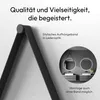 LED Wandspiegel 80 cm, schwarz, Alu, Licht neutralweiß, Produktbild-Vorschau 3