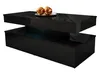 A modern black coffee table with a glossy finish and LED lighting. Náhled obrázku produktu