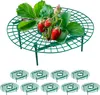Relaxdays Erdbeerreifer, 10er Set, Schneckenschutz Produktbild-Vorschau 1