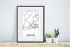 MuchoWow® Gerahmtes Poster Stadtplan - Iserlohn - Karte Produktbild-Vorschau 6