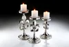 Kerzenhalter LILY aus Metall in silber 3er Set Produktbild-Vorschau 3