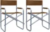 vidaXL Regiestühle 2 Stk. Stahl Braun Produktbild-Vorschau 8