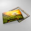Bild auf Leinwand - Leinwandbild - Berg Baum Pfad Hügel - Produktbild-Vorschau 2