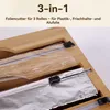 Folienschneider, 3 in 1 Folienspender mit Haken, Wand Produktbild-Vorschau 4