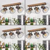 Cotes »Cotes« Deckenlampe, Holz/Metall, Braun/Schwarz Produktbild-Vorschau 2