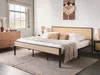 BELIANI Bett Schwarz Metall mit Lattenrost 180x200 cm Hohes Produktbild-Vorschau 2