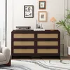 MODFU  Sideboard Kommode Buffetschrank   mit 6 Schubladen Produktbild-Vorschau 2