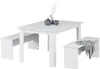 Ensemble de table à manger Vicco Sentio Blanc 137.6x92.8cm Voir les images du produit 5