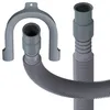 Ausziehbarer Ablaufschlauch 80-300cm Ø19/22 mit Haltebogen Produktbild-Vorschau 2