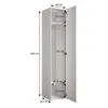 A diagram showing the dimensions of a white wardrobe. Produktbild-Vorschau