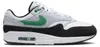 Nike Air Max 1 "White Black Stadium Green" Schwarz/Grün, Produktbild-Vorschau 1