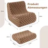 GOPLUS Sitzsack Sessel mit Hocker für Erwachsene, Produktbild-Vorschau 5