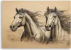 Leinwandbild Vintage Horses Beige 60x40 Feeby Beige bild Produktbild-Vorschau 3