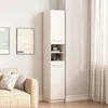 Libreria bianca da 180 cm, moderna, in stile scandinavo, Anteprima dell’immagine prodotto 3